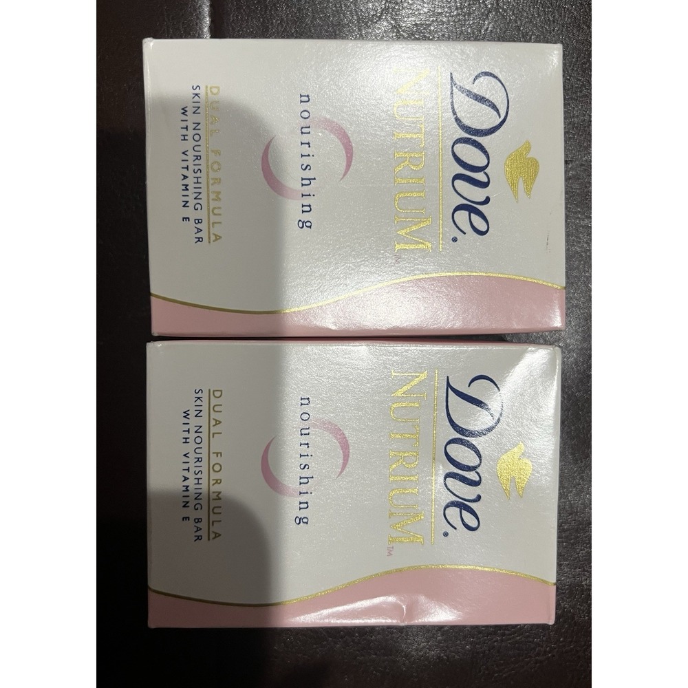 Dove Nutrium Bar Soap Nourishing Dual Formula Nourishing set of 2 (2001) Vintage